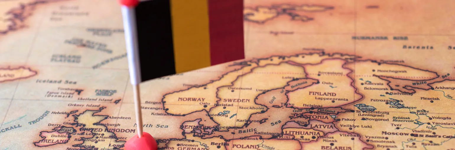 Belgie op kaart